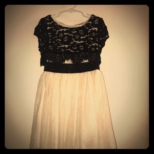 Black and White child dress